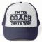 I'm The COACH That's Why Hat (navy blue)