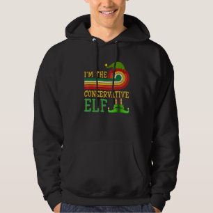 I'm The Conservative Elf Matching Group Xmas Party Hoodie