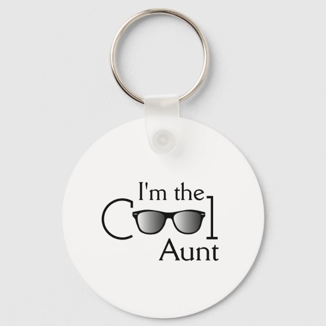 I'm The Cool Aunt Key Ring (Front)