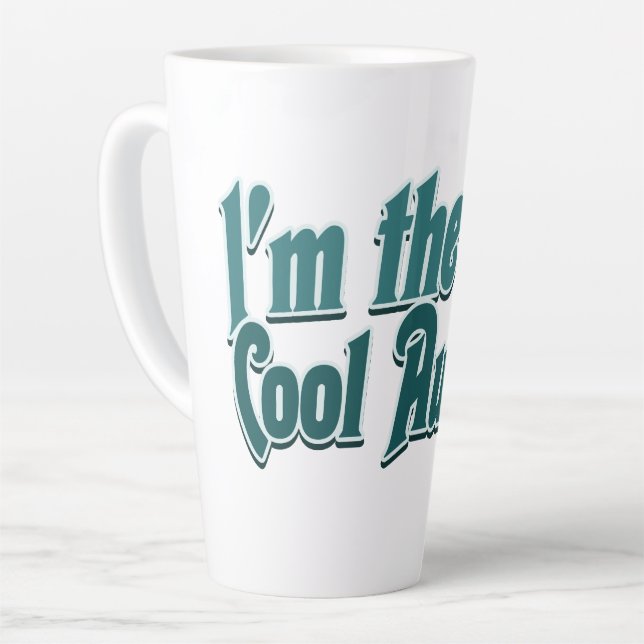 I'm the Cool Aunt Latte Mug (Left Angle)