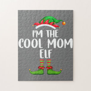 I'm The Cool Mum Elf Shirt Matching Family Group Jigsaw Puzzle