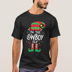 I'm The Cowboy Elf Family Group Matching Christmas T-Shirt