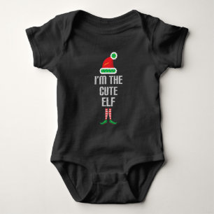 I'm The Cute Elf Baby Bodysuit
