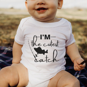 I'm the Cutest Catch Funny Fishing Gift For Little Baby Bodysuit