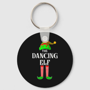 I'm The Dancing Elf Family Matching Costume Christ Key Ring