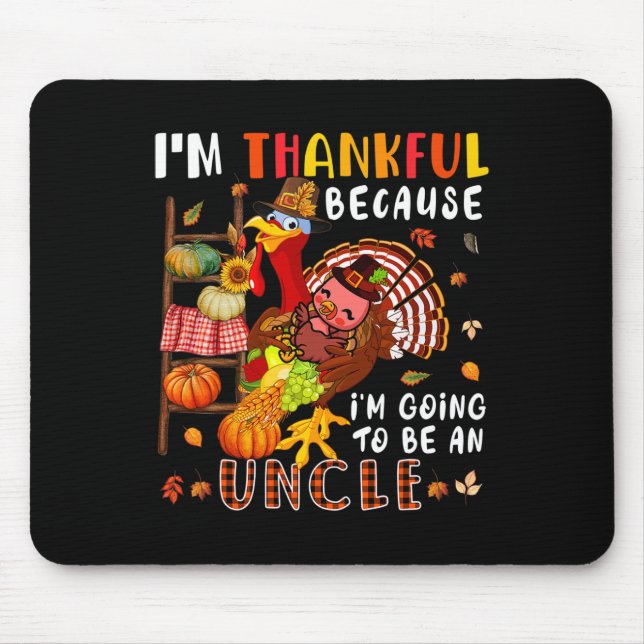 I'm the Dancing Turkey Thanksgiving Family 2023 Au Mouse Pad (Front)