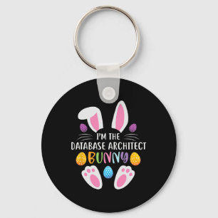 I'm The Databyse Architect Bunny Funny Easter Day Key Ring