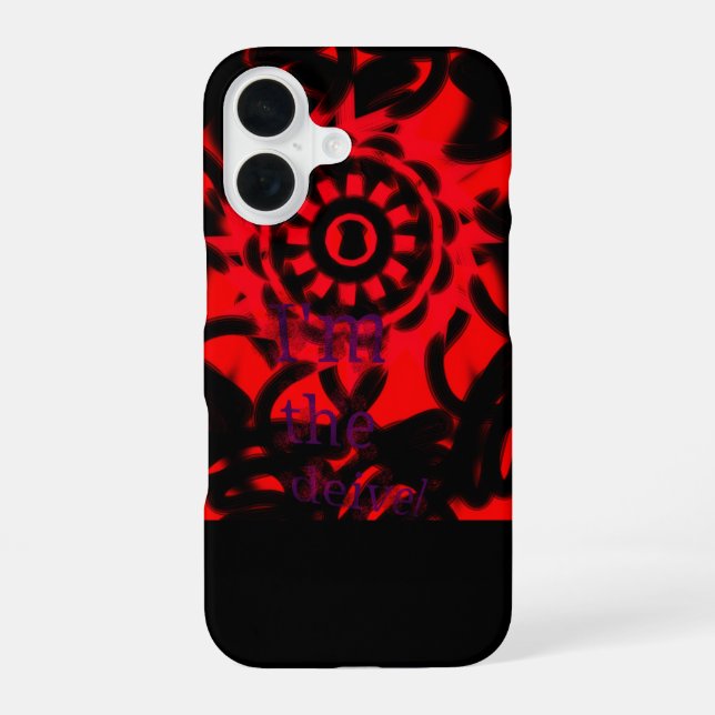 I'm the deivel  iPhone 16 case (Back)