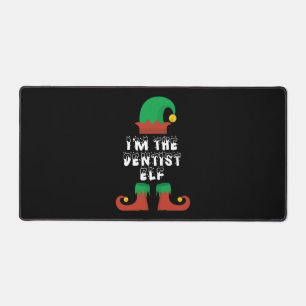 I'm the Dentist Elf Christmas design Gift for Desk Mat