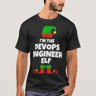 I'm The Devops Engineer Elf Family Pajama Christma T-Shirt