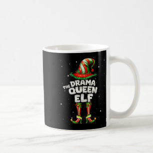 I'm The Drama Queen Elf Family Matching Group Chri Coffee Mug