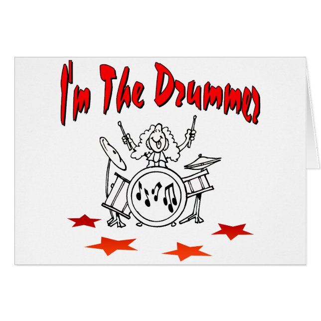 I'm The Drummer (Front Horizontal)