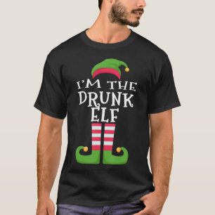 I'm The Drunk Elf T-Shirt Family Matching Christma