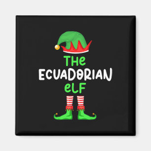 I'm The Ecuadorian Elf Ecuador Christmas Fun Pajam Magnet