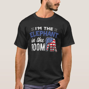 Im The Elephant In The Room  Wing Party America T-Shirt