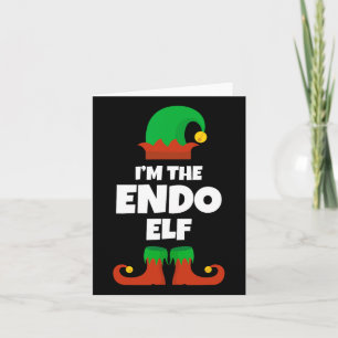 I'm The Endo Elf Family Pajama Christmas Funny End Card
