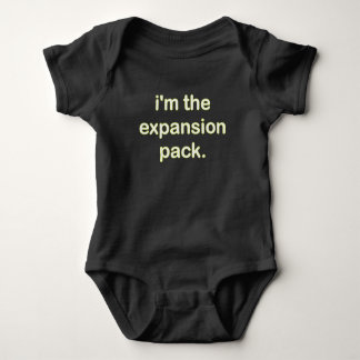 I'm The Expansion Pack (Ylw/Wt) Baby Bodysuit