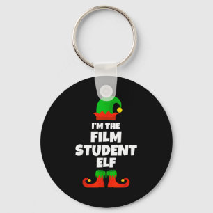 I'm The Film Student Elf Family Pajama Christmas F Key Ring