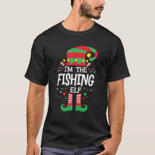I'm The Fishing Elf Family Group Matching Christma T-Shirt