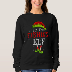 I'm the Fishing Elf Funny Group Matching Christmas Sweatshirt