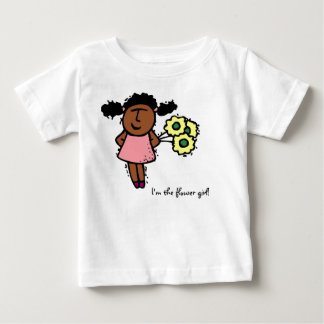  I'm the flower girl! Baby T-Shirt