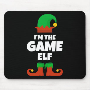 I'm The Game Elf Family Pajama Christmas Funny Gam Mouse Pad