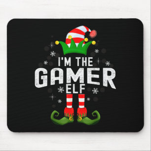 I'm The Gamer Elf Christmas Family Pjs Costume Mouse Pad