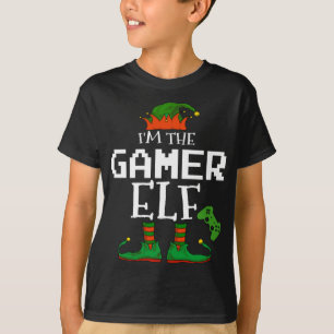 I'm The Gamer Elf Family Matching Gaming Christmas T-Shirt