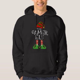I'm The Gamer Elf Funny Matching Christmas Pajama Hoodie