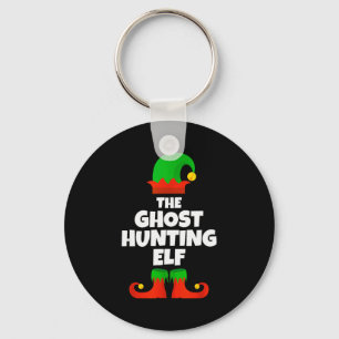 I'm The Ghost Hunting Elf Family Pajama Christmas  Key Ring
