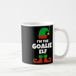 I'm The Goalie Elf Family Pajama Christmas Hockey  Coffee Mug