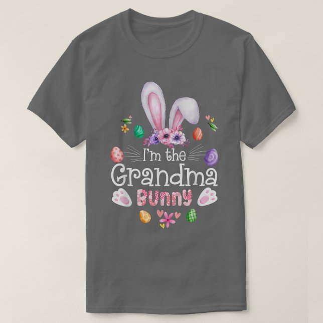 Im The Grandma Bunny  Easter Day Grandma Gifts  T-Shirt (Design Front)