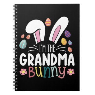 I'm The Grandma Bunny Easter Family Matching Notebook