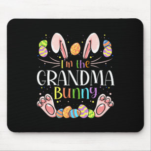 I'm The Grandma Bunny Matching Family Easter Party Mouse Pad