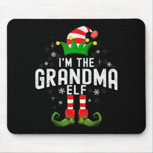 I'm The Grandma Elf Christmas Family Pjs Costume Mouse Pad