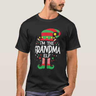 I'm The Grandma Elf Family Group Matching Christma T-Shirt