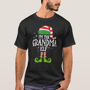 I'm The Grandma Elf Family Matching Christmas 2021 T-Shirt