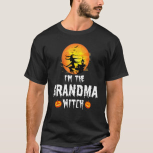 Im The Grandma Witch Matching Family Halloween Par T-Shirt