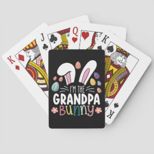 I'm The Grandpa Bunny Easter Family Matching Playing Cards