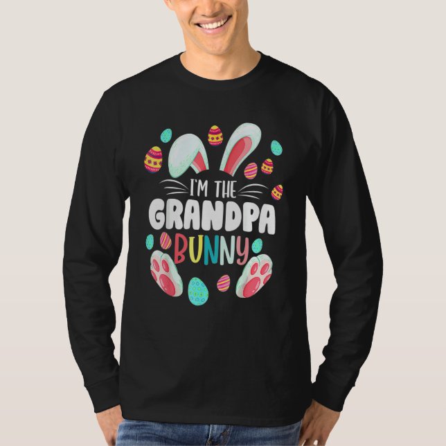 I'm The Grandpa Bunny Matching Family Easter Party T-Shirt (Front)