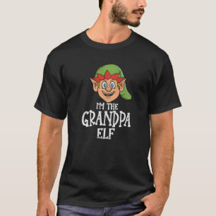 I'm The Grandpa Elf Family Matching Christmas 2021 T-Shirt