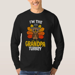 I'm The Grandpa Turkey Happy Thanksgiving 2022 Aut T-Shirt