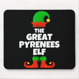 I'm The Great Pyrenees Elf Family Pajama Christmas Mouse Pad