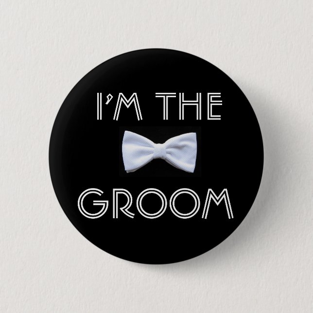 I'm the Groom Button (Front)