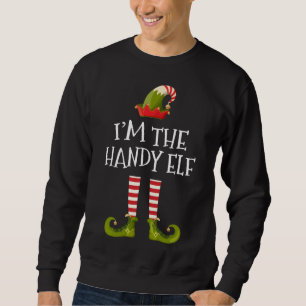 I'm The Grumpy Elf Family Matching Funny Christmas Sweatshirt