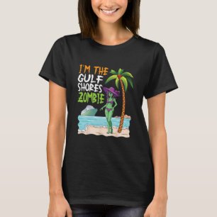 I'm The Gulf Shores Zombie Tropical Beach Cruise H T-Shirt