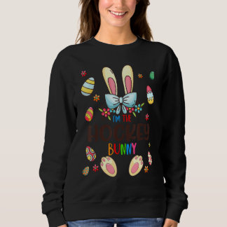 I'm The Hockey Bunny Easter Day Matching Family Eg Sweatshirt