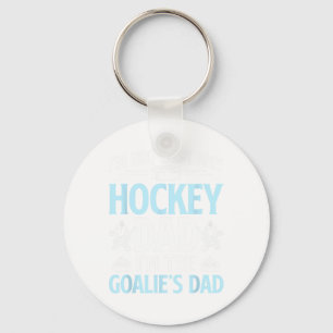 I'm The Hockey Goalie Dad Of An Ice Hockey Goalkee Key Ring