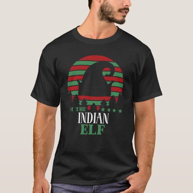 Im The Indian Elf Matching Christmas Classic T-Shi T-Shirt (Front)
