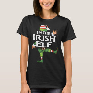 Im The Irish Elf Christmas Eve Xmas Elf Squad Cos T-Shirt